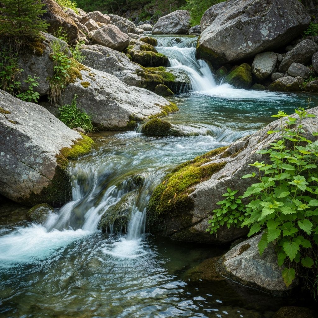 Natürliche Mineralquelle
